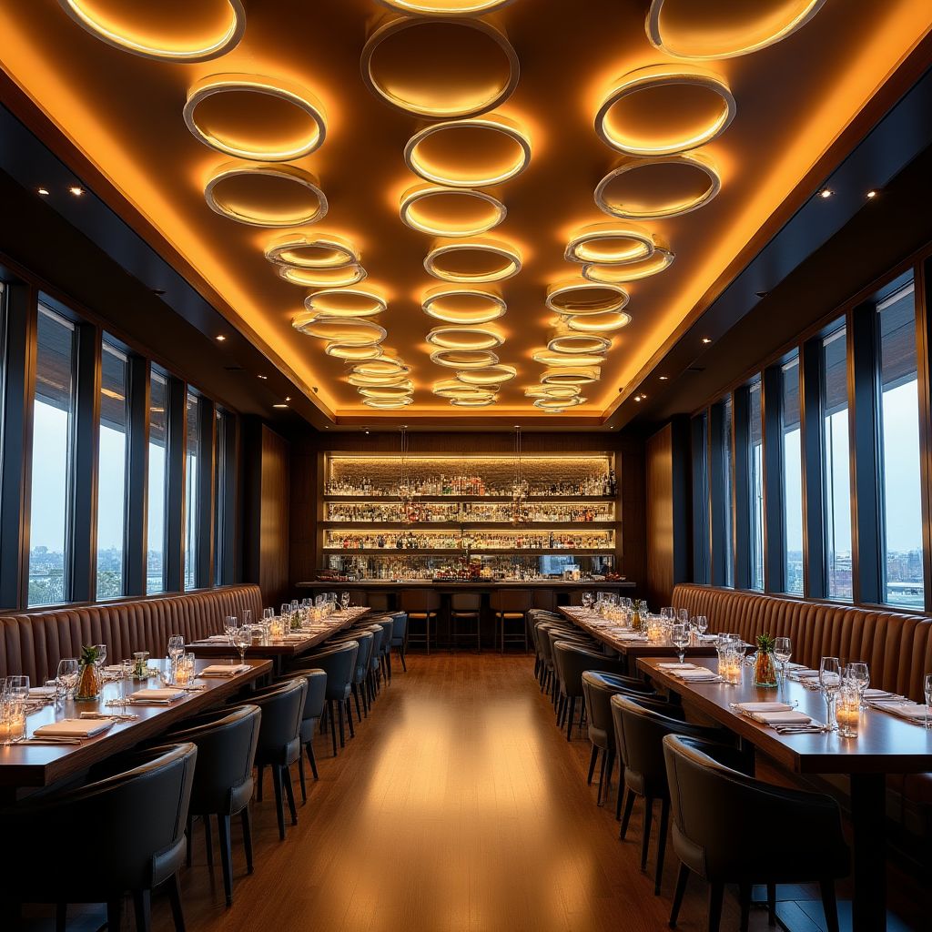 Komerční instalace v restauraci
